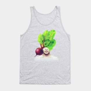 Beetroot head portrait Tank Top